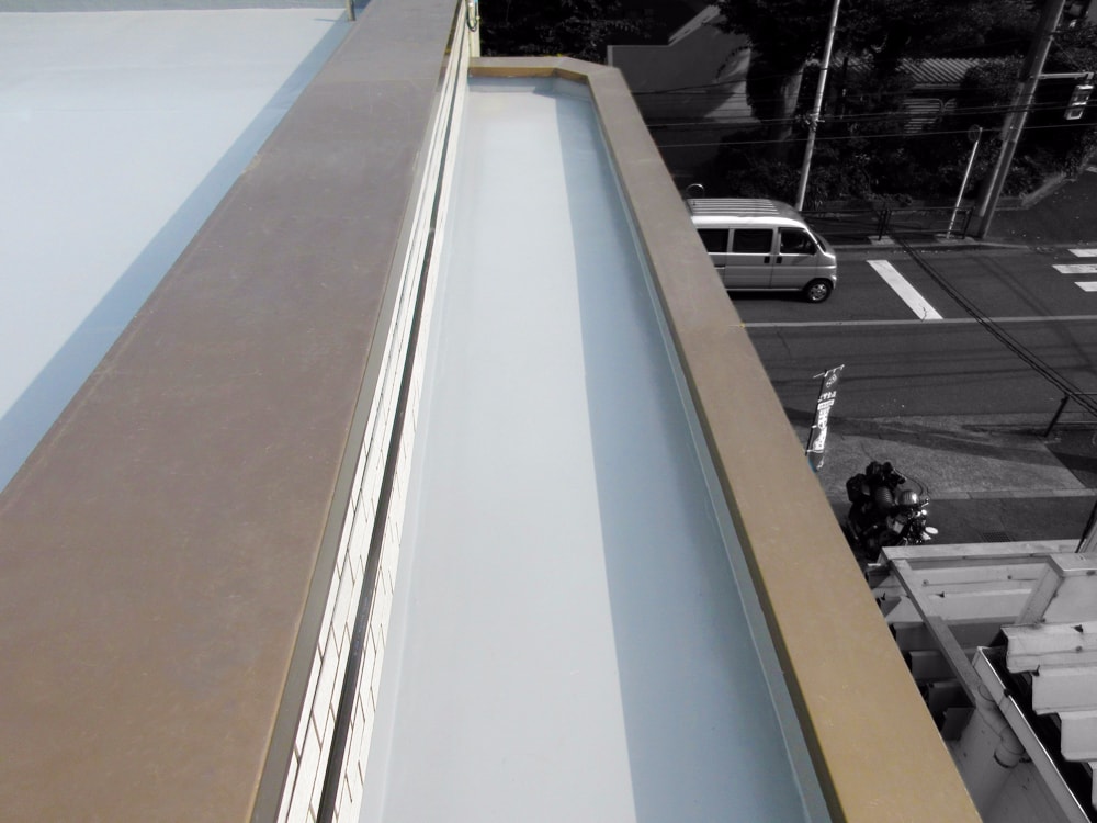 防水工事　施工完了写真