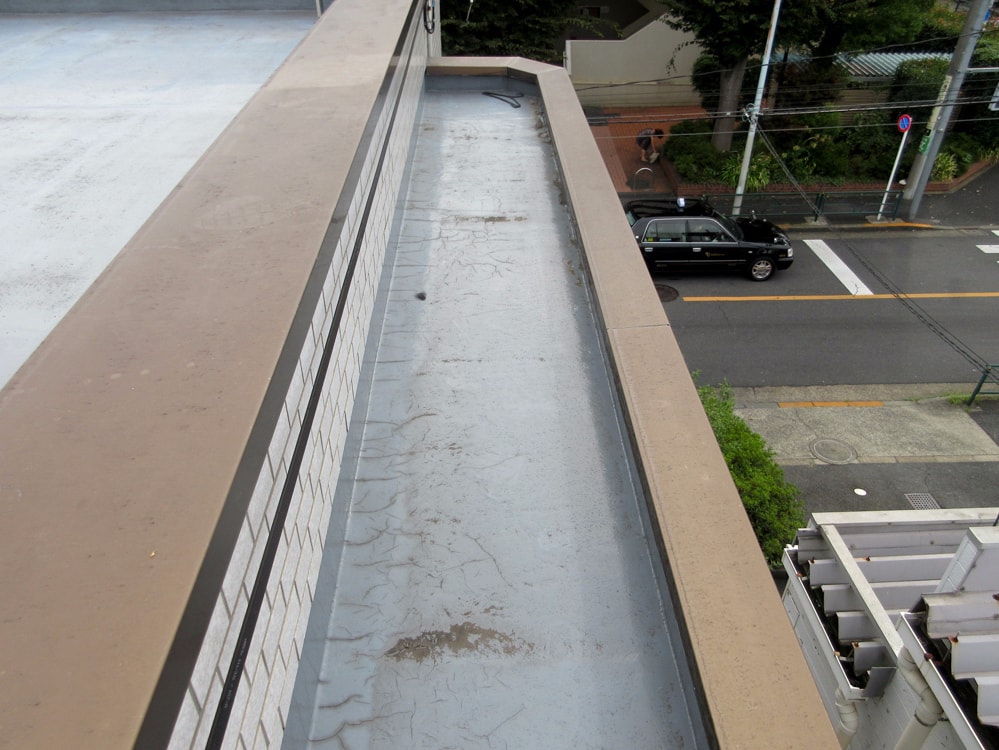 防水工事　施工前状況写真