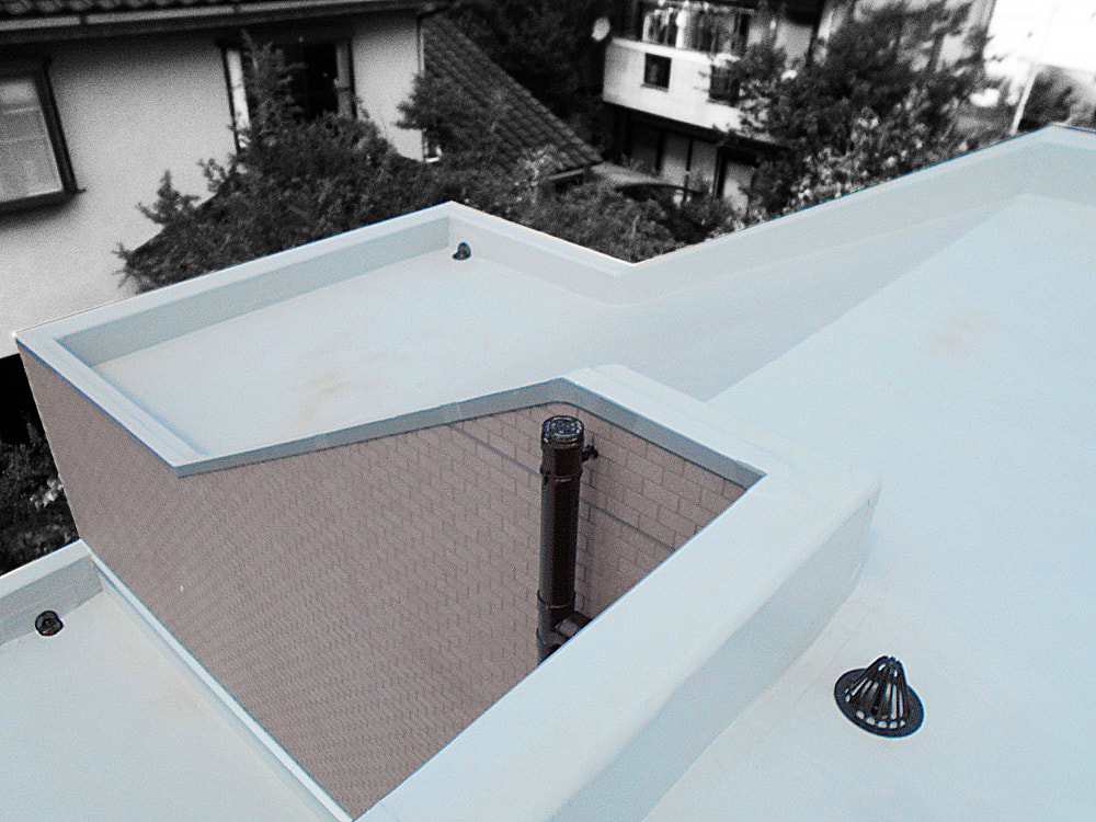 防水工事　施工完了写真