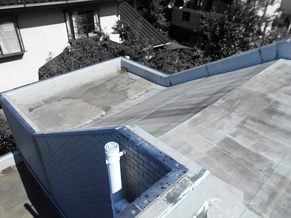 防水工事　施工前状況写真