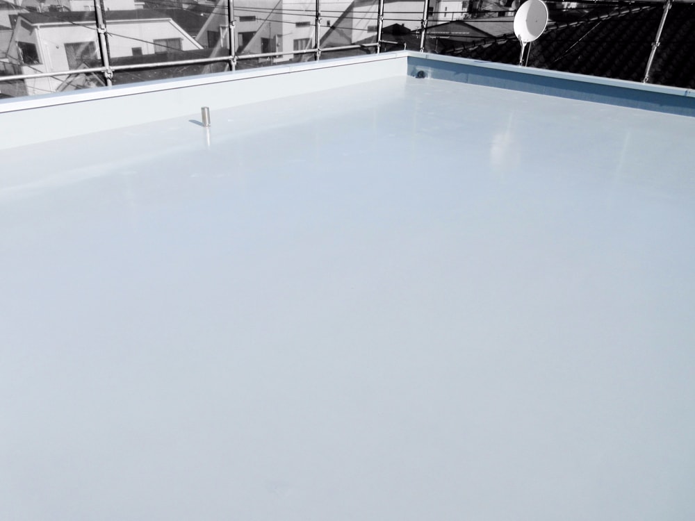 株式会社エクスト 屋上防水ウレタン工事 施工完了写真
