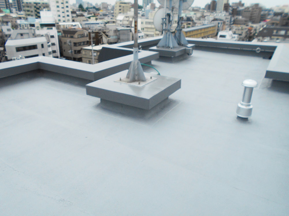 防水工事　施工完了写真